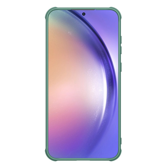 Etui do Samsung Galaxy A55 5G, pancerne Nillkin, CamShield Pro, zielone