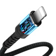 BWOO Adapter AUX 3.5mm - Lightning, czarny