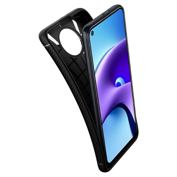 Etui Spigen do Xiaomi Redmi Note 9T 5G, Rugged Armor, czarne