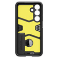 Etui Spigen do Samsung Galaxy S24, Tough Armor, Czarne + Szkło