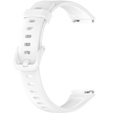 Pasek Silikonowy do Huawei Band 7, Biały
