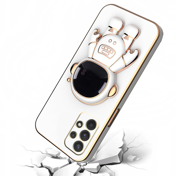 Etui do Samsung Galaxy A52 / A52s, Astronaut, białe
