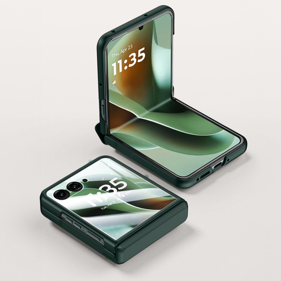 Etui z MagSafe i ochroną zawiasu do Motorola Razr 60 Ultra 5G – zielone
