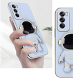 Etui do Oppo Reno 12, Astronaut, niebieskie