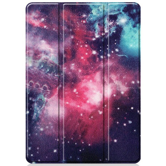 Etui do iPad 10.2" 2021/2020/2019 (9/8/7 gen.), Smartcase z miejscem na rysik, galactic