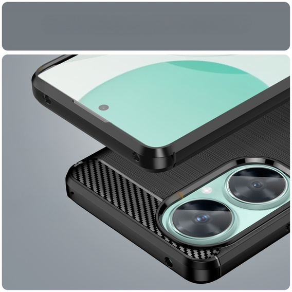 Etui do Huawei Nova 11i, Karbon, czarne