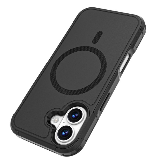 Etui MagForce do iPhone 17, do MagSafe, pancerne, czarne