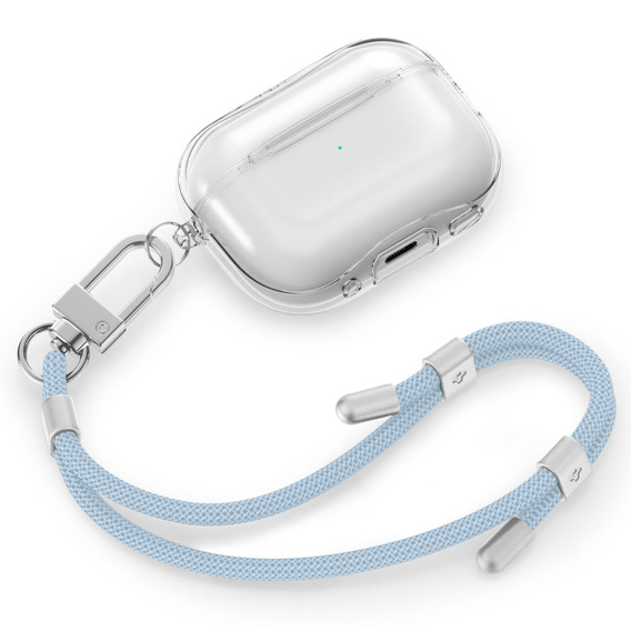 Smycz do telefonu Spigen Crossbody Strap + Wrist Strap + ConTag, niebieska