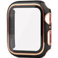 2w1 Etui + Szkło Hartowane do Apple Watch 7/8/9 45mm - Czarny / Złoty