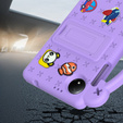 Etui do Xiaomi Redmi Pad SE 8.7", Cute Patterns, z podstawką, fioletowe