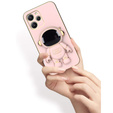 Etui do Xiaomi Redmi 12, Astronaut, różowe rose gold