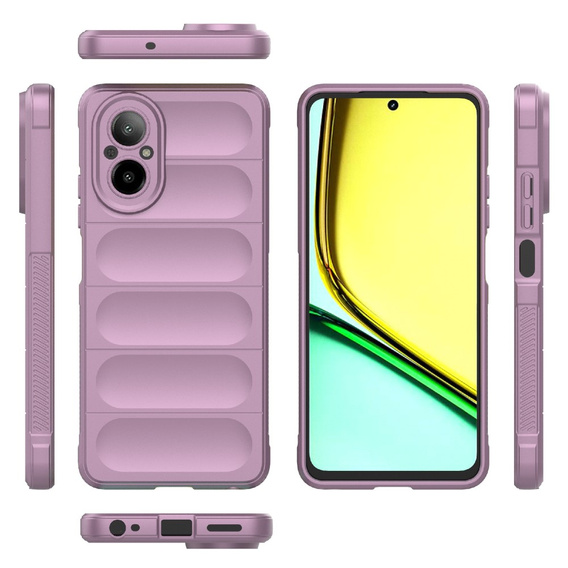 Etui do Realme C67, Gaming Shockproof, fioletowe