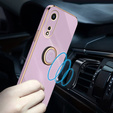 Etui do Oppo A78 5G, Electro Ring, fioletowe