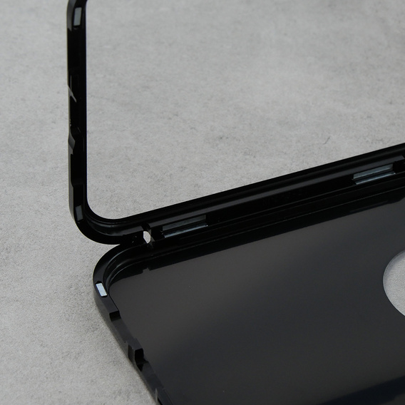 Etui do iPhone 12 Pro, Dual Glass, do Magsafe, czarne