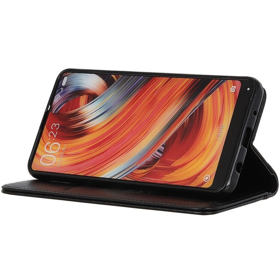 Etui do Samsung Galaxy S24+ Plus / S25+ Plus, Wallet Litchi Leather, czarne