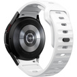 Pasek Silikonowy do Samsung Galaxy Watch 4/5/6, Biały