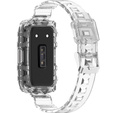 Pasek Silikonowy do Huawei Band 8 / Huawei Band 9 / Huawei Band 10, Przezroczysty