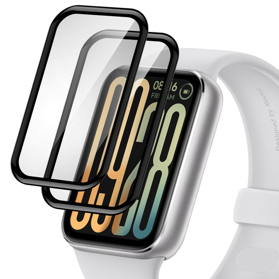 2x Szkło Hybrydowe ERBORD do Xiaomi Smart Band 9 Pro