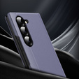 Etui z klapką do Samsung Z Fold5 5G, Smart View Wallet, lawendowe