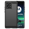 Etui do Motorola Edge 40 Neo, Karbon, czarne
