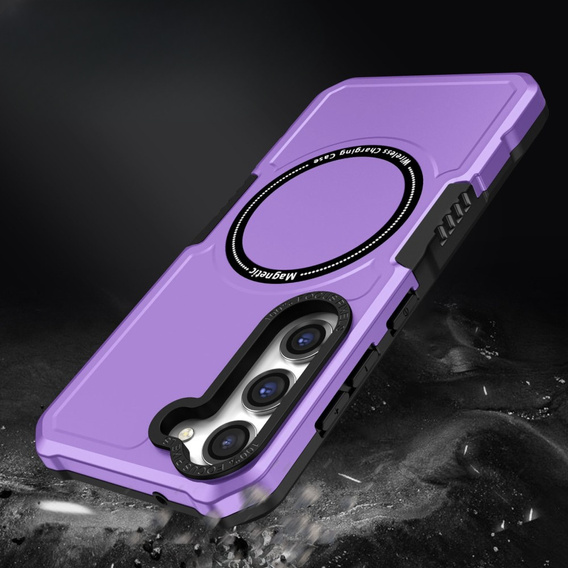 Etui do Samsung Galaxy S23 Plus, Protective MagSafe, fioletowe