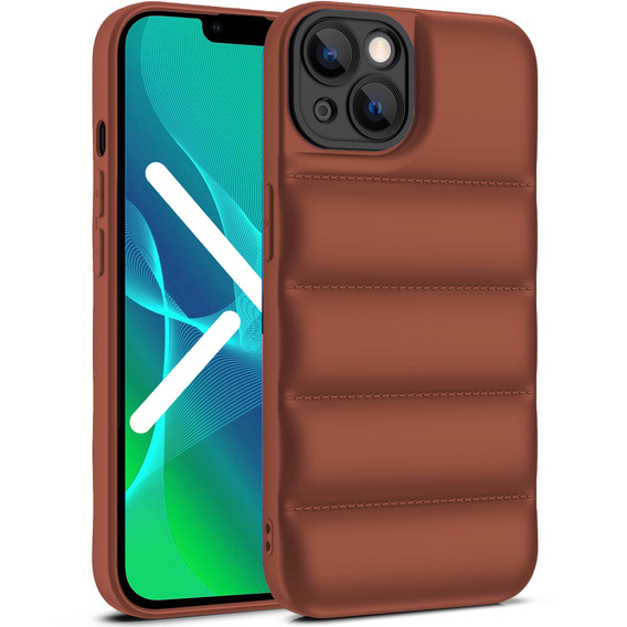 Etui Puffer Case do iPhone 12, Brown