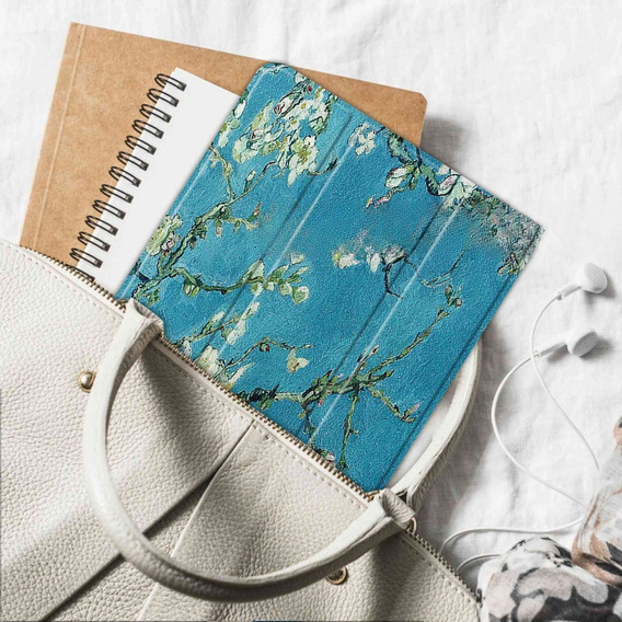 Etui do Lenovo Tab P11 Pro Gen 2 TB132FU TB132XU 11.2", Trójdzielne z miejscem na rysik, Kwiaty 
