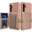 Etui do Samsung Galaxy S23 FE, Card Holder Kickstand, różowe