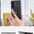 Etui KickStand Finger Ring do Xiaomi Redmi 13 / Poco C65, Czarne