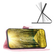 Etui z klapką do Oppo A17, Wallet, BINFEN COLOR, różowe