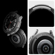 Zestaw Etui Spigen do Samsung Galaxy Watch 6 Classic 47mm, Liquid Air, Czarne + Szkło 2x Hartowane
