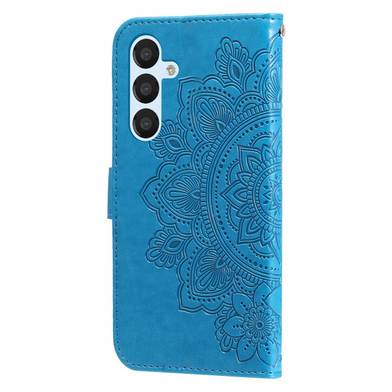 Etui z klapką do Samsung Galaxy A54 5G, Mandala, niebieskie