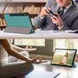 Etui do Samsung Galaxy Tab S9, Smartcase z miejscem na rysik, zielone