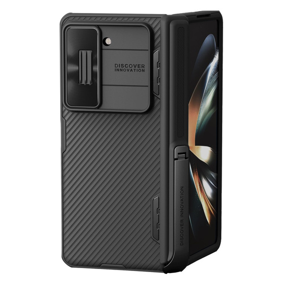Etui NILLKIN do Samsung Galaxy Z Fold5 5G, CamShield Pro Case, Z podstawką, Czarne