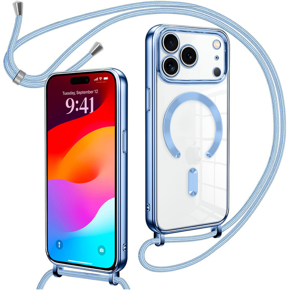 Etui Electro MagSafe + smycz do iPhone 17 Pro Max