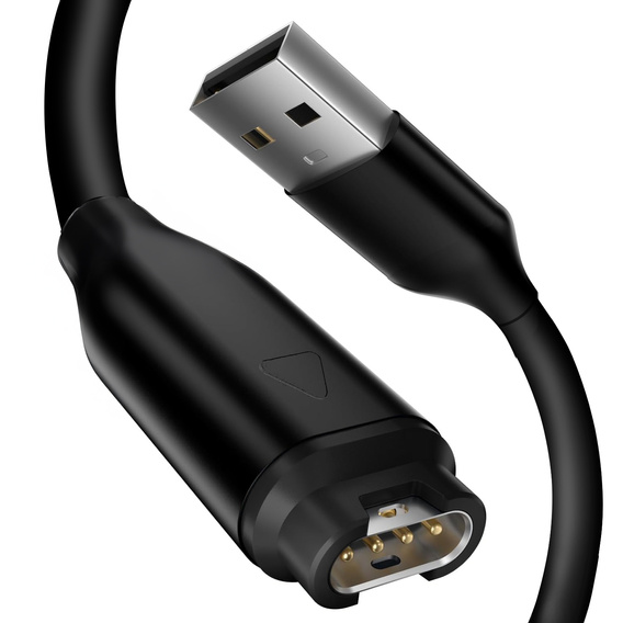 Kabel USB/ładowarka do smartwachy Garmin, czarny