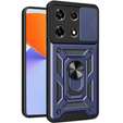 Etui pancerne do Infinix Note 30 Pro, CamShield Slide, niebieskie