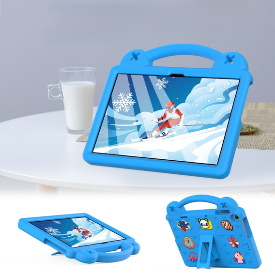 Etui do Lenovo Tab M10 10.1 Gen 3 TB-328FU/TB-328XU, Cute Patterns, z podstawką, Niebieskie