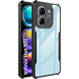 Etui do Infinix Hot 50i 4G, AntiDrop Hybrid, czarne