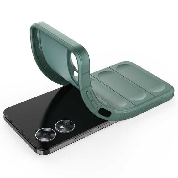 Etui do Oppo A17, Gaming Shockproof, zielone
