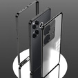 Etui do Xiaomi Poco F6, Frame Case, złote