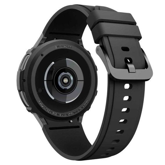Zestaw Etui Spigen do Samsung Galaxy Watch 6 Classic 47mm, Liquid Air, Czarne + Szkło 2x Hartowane