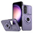 Etui do Samsung Galaxy S20 FE, Military Magnet, do MagSafe, fioletowe