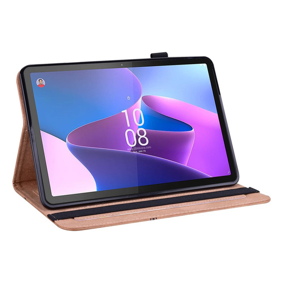 Etui do Lenovo Tab P11 Gen 2 TB350FU TB350XU 11.5", Classic, z miejscem na rysik, brązowe