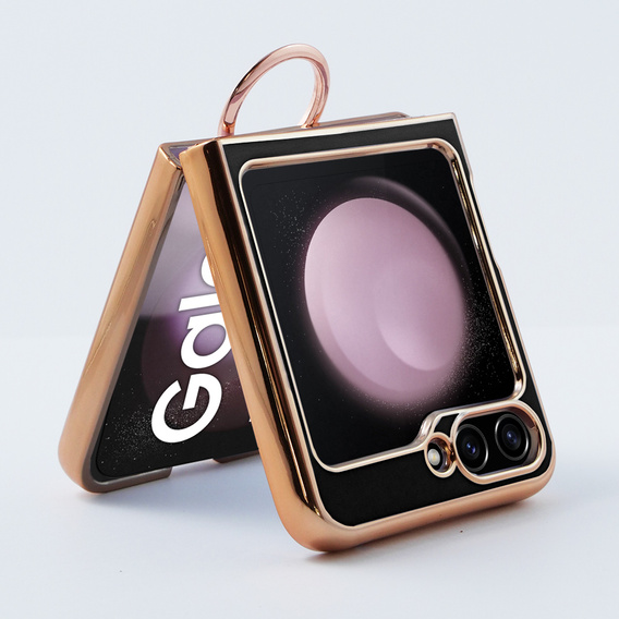 Etui do Samsung Galaxy Z Flip 5 5G, Electro Ring, czarne