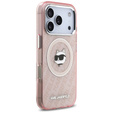 Etui do telefonu Karl Lagerfeld IML Choupette Head Logo MagSafe do iPhone 17 Pro Max