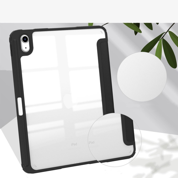 Etui do iPad 11" 2025 A16 (11 gen.) / iPad 10.9" 2022 (10 gen.), Smartcase Hybrid, z miejscem na rysik, czarne