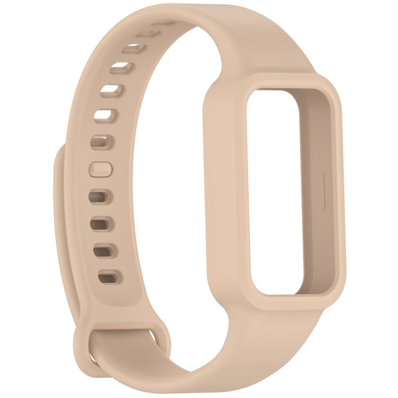 2x Pasek Silikonowy do Xiaomi Smart Band 9 Active / Xiaomi Redmi Band 3, Różowy, Niebieski