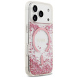 Etui GUESS Resin Bottom Glitter MagSafe do iPhone 17 Pro