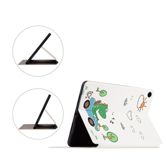 Etui z klapką do Samsung Galaxy Tab A9+, driving dinosaur